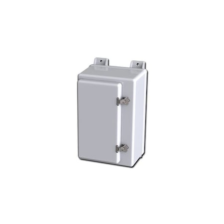 Saginaw Control & Engineering Quick Release Padlock Hasp Electrical Enclosures, 18-3/4 in H, 9.03 in D, 10.96 in W SCE-16H1009QFGLP